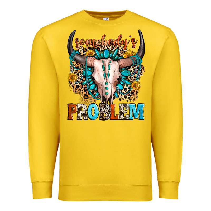 Somebody's Problem Premium Sweatshirt by Zillion Design Studio | Teevron