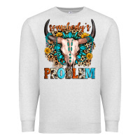 Oatmeal Heather somebody's problem Premium Sweatshirt - Zillion Design Studio