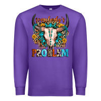 Purple somebody's problem Premium Sweatshirt - Zillion Design Studio