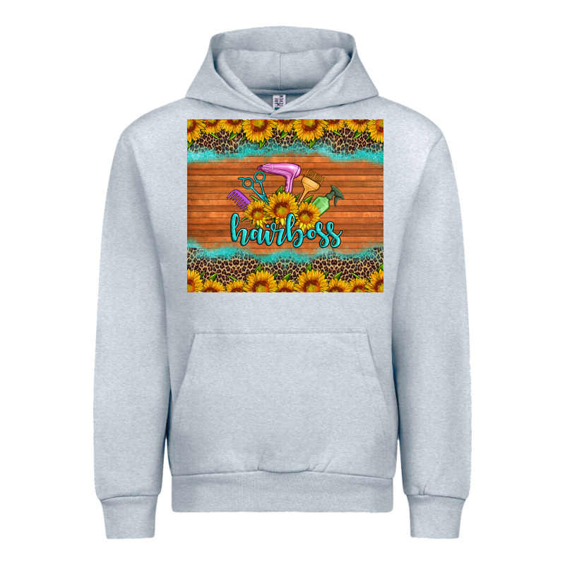 Hairboss 200z Skinny Sunflowers Leopard Hairdresser Urban Hoodie by Artiststas | Teevron