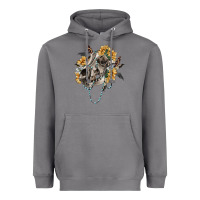 Storm Boho wolf skull Heavyweight Hoodie - RanaPortraitStore