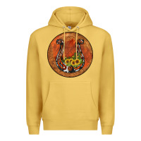 Antique Gold horseshoe circle Premium Hoodie - JahusDesignShop
