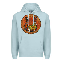 Blue Mist horseshoe circle Premium Hoodie - JahusDesignShop