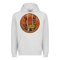 Dove Grey horseshoe circle Premium Hoodie - JahusDesignShop