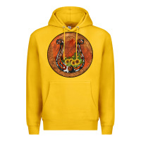 Lemon horseshoe circle Premium Hoodie - JahusDesignShop