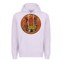 Lilac horseshoe circle Premium Hoodie - JahusDesignShop
