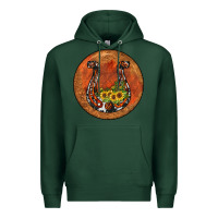 Sports Green horseshoe circle Premium Hoodie - JahusDesignShop