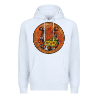 White horseshoe circle Premium Hoodie - JahusDesignShop