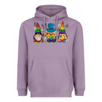 Lavender pride gnomies Heavyweight Hoodie - texasbilliewilder