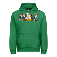 Emerald goat mom serape leopard cowhide goat family Urban Hoodie - Artiststas