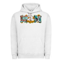 Pigment Lunar Rock goat mom serape leopard cowhide goat family Urban Hoodie - Artiststas