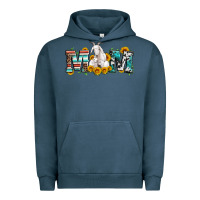 Pigment Midnight Navy goat mom serape leopard cowhide goat family Urban Hoodie - Artiststas