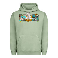 Pigment Oil Green goat mom serape leopard cowhide goat family Urban Hoodie - Artiststas