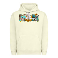 Pigment Pistachio goat mom serape leopard cowhide goat family Urban Hoodie - Artiststas