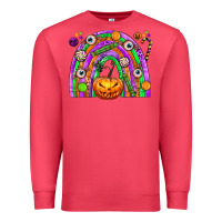 Cardinal Halloween Rainbow Premium Sweatshirt - texasbilliewilder