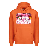 Carrot chillin pink   with my snowmies  ado Premium Hoodie - AdoDesignShop