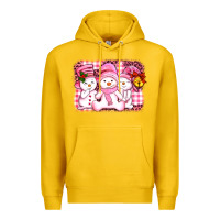 Lemon chillin pink   with my snowmies  ado Premium Hoodie - AdoDesignShop