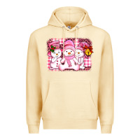 Pina Colada chillin pink   with my snowmies  ado Premium Hoodie - AdoDesignShop