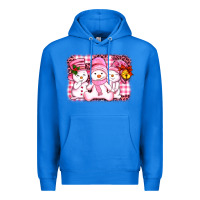 True Royal chillin pink   with my snowmies  ado Premium Hoodie - AdoDesignShop