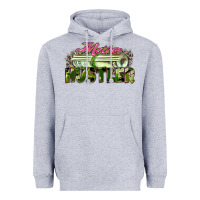 Heather Grey mother hustler Heavyweight Hoodie - Zillion Design Studio