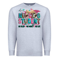 Heather Grey nursing student Premium Sweatshirt - Zillion Design Studio