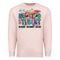 Pale Pink nursing student Premium Sweatshirt - Zillion Design Studio