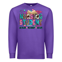 Purple nursing student Premium Sweatshirt - Zillion Design Studio