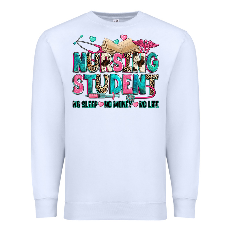 Nursing Student Premium Sweatshirt by Zillion Design Studio | Teevron
