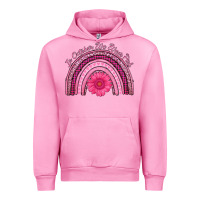Fuchsia Pink in october we wear pink rainbow Urban Hoodie - AdoDesignShop