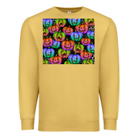 Antique Gold Halloween Pumpkins Premium Sweatshirt - texasbilliewilder