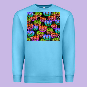 Halloween Pumpkins Premium Sweatshirt Designed By Texasbilliewilder