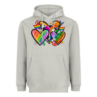 Moon Dust pride hearts Heavyweight Hoodie - texasbilliewilder
