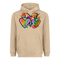 Mushroom pride hearts Heavyweight Hoodie - texasbilliewilder