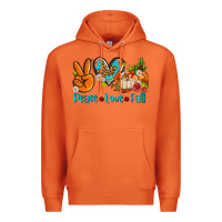 Carrot peace love fall ado Premium Hoodie - AdoDesignShop