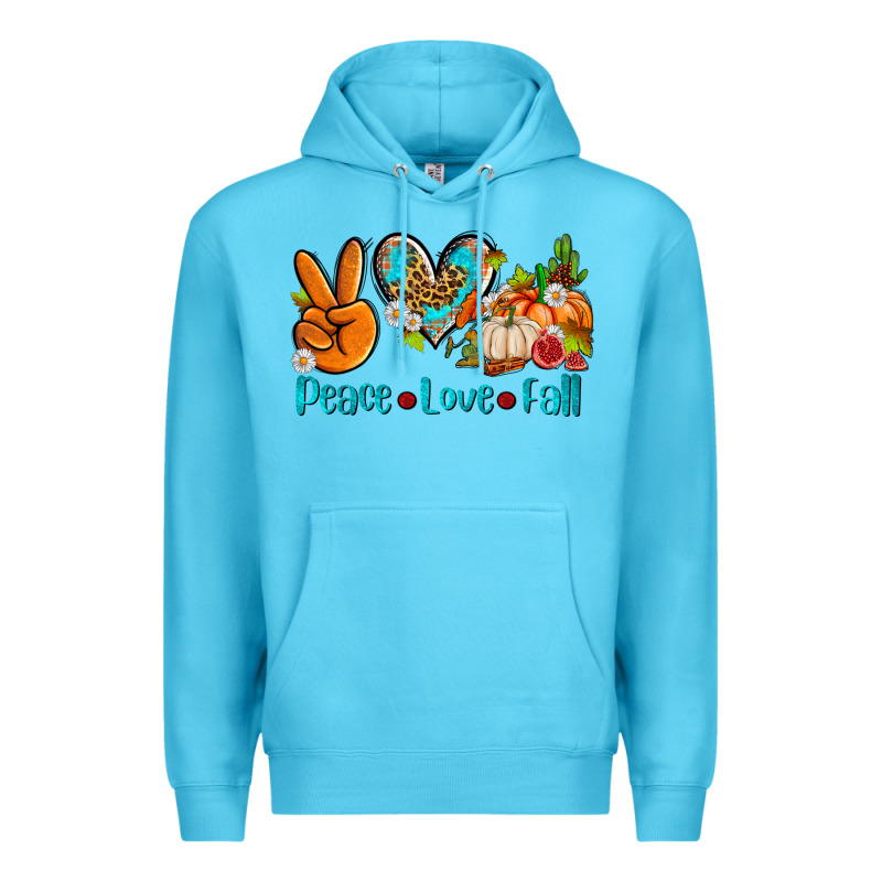 Peace Love Fall Ado Premium Hoodie by AdoDesignShop | Teevron