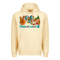 Pina Colada peace love fall ado Premium Hoodie - AdoDesignShop
