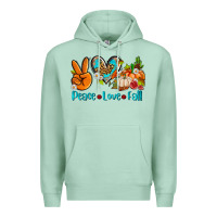 Seafoam peace love fall ado Premium Hoodie - AdoDesignShop
