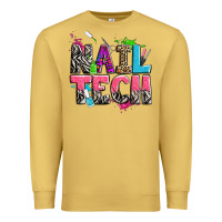 Antique Gold nail tech Premium Sweatshirt - Zillion Design Studio