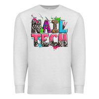Oatmeal Heather nail tech Premium Sweatshirt - Zillion Design Studio