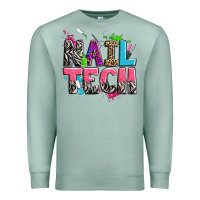 Seafoam nail tech Premium Sweatshirt - Zillion Design Studio