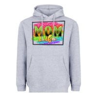 Heather Grey mom life Heavyweight Hoodie - Zillion Design Studio