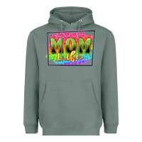 Sage mom life Heavyweight Hoodie - Zillion Design Studio