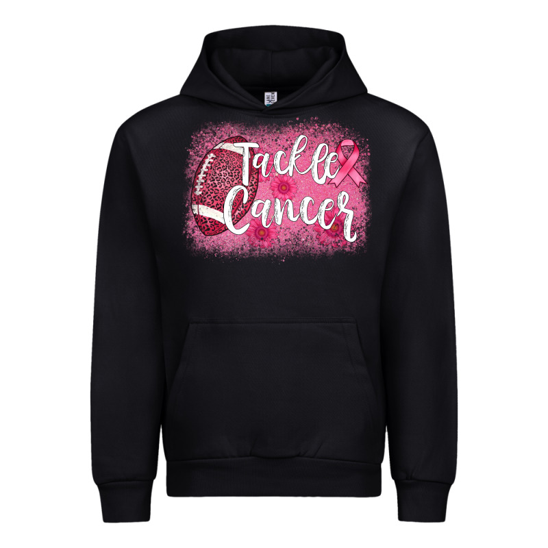 Tackle Cancer Football Leopard Urban Hoodie by AdoDesignShop | Teevron