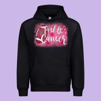 Tackle Cancer Football Leopard Urban Hoodie Designed By Adodesignshop