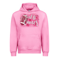 Fuchsia Pink tackle cancer football leopard Urban Hoodie - AdoDesignShop