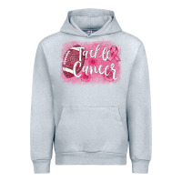 Heather Grey tackle cancer football leopard Urban Hoodie - AdoDesignShop