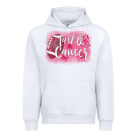 White tackle cancer football leopard Urban Hoodie - AdoDesignShop