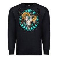 Black gamestone with bull skull Premium Sweatshirt - RanaPortraitStore