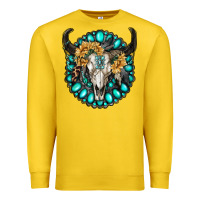 Lemon gamestone with bull skull Premium Sweatshirt - RanaPortraitStore