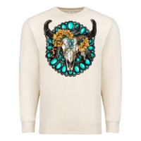 Sandshell gamestone with bull skull Premium Sweatshirt - RanaPortraitStore